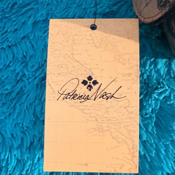 NWT Patricia Nash London Leather Saddle Bag European Map Print Shoulder Bag - Picture 6 of 9